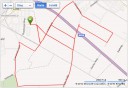 Laufkunst bzw. Entenlauf (Karte: GarminConnect / Bing)
