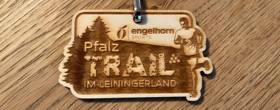 PfalzTrail Holzmedaille